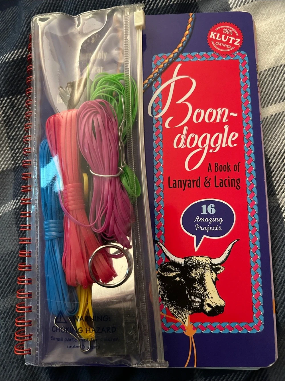 Boondoggle Lanyard & Lacing Kit - Pink, Blue, Green